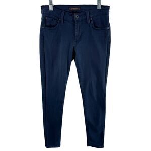 James Jeans Navy Blue Twiggy Low Rise Skinny Cotton Jeans Size 27